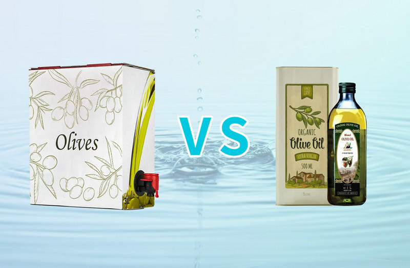 What effect does the bag-in-box have on the quality of the olive oil during storage
